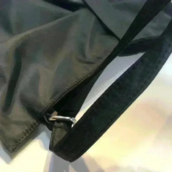 Unbranded Black Satin Bow Adjustable Crossbody Shoulder Bag Purple Skull Patch - Picture 11 of 15